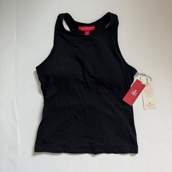 Krimsom Klover Nina Tank Solid Black Size X-Small NWT - Picture 2 of 9